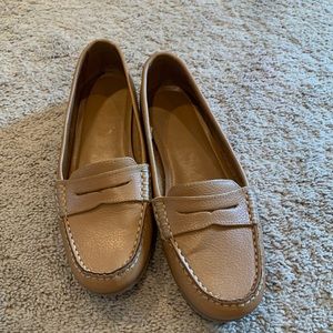 Coach leather loafers